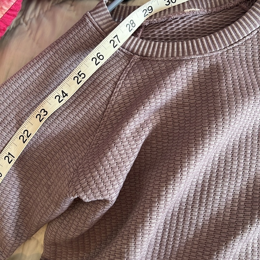 Lululemon Rest Less Pullover Longsleeve In Bubble Dot Violet Verbena Size 2 - Picture 6 of 12